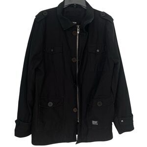 KR3W Denim Men's Black Utility Jacket Sz S